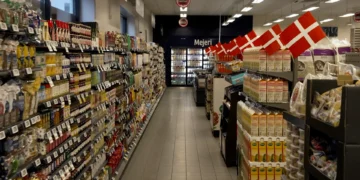 فروش مواد غذایی در دانمارک به‌شدت کاهش یافته است