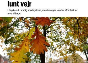 امروز آخرین روز هوای گرم در دانمارک است.بر اساس گزارش مؤسسه هواشناسی دانمارک (DM…