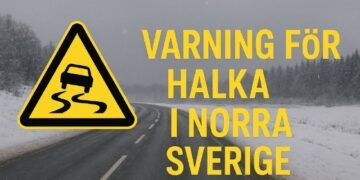 هشدار هواشناسی در شمال سوئد