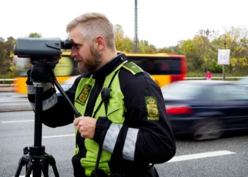 جریمه‌های سنگین سرعت در اتوبان شهر اسپیا در غرب یولند