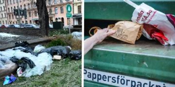 گزارش به پلیس برای افرادی که زباله‌های خود را به شکل نادرست تفکیک می‌کنند