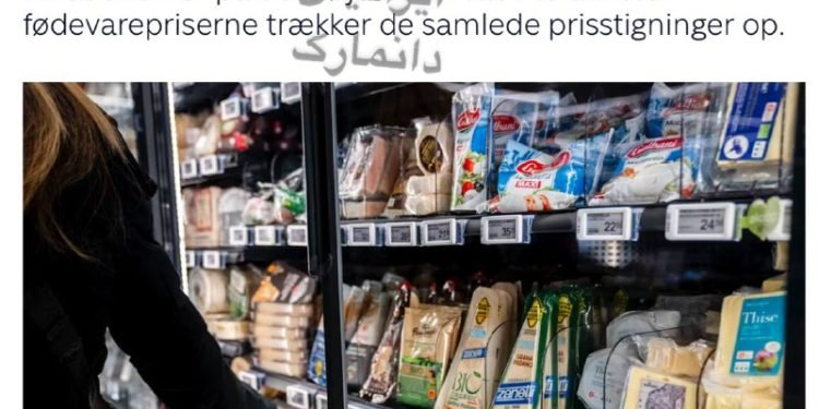 افزایش قیمت گوشت و پنیر، تورم را در دانمارک بالا بردبر اساس گزارش تازه‌ی اداره آ…