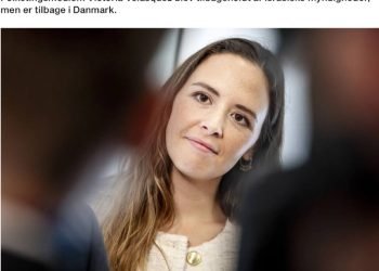 نماینده پارلمان دانمارک پس از اخراج از اسرائیل به کپنهاگ رسیدویکتوریا ولاسکز، نم…