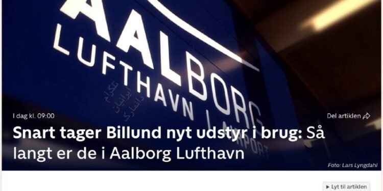 فرودگاه آلبورگ دانمارک، آماده نصب اسکنرهای سه‌بعدی