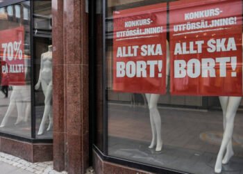 آمار بالای ورشکستگی شرکت ها در سوئد