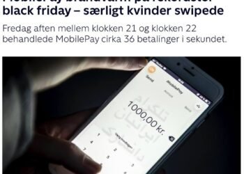 رکوردشکنی MobilePay در بلک‌فرایدی دانمارک