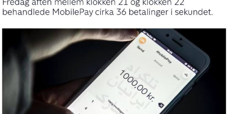 رکوردشکنی MobilePay در بلک‌فرایدی دانمارک