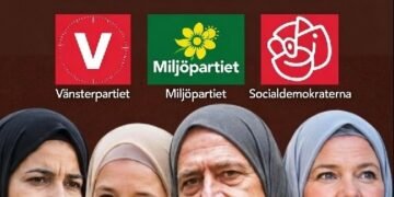ازار داغ تبلیغات انتخاباتی در سوئد همراه با کاریکاتورها و تصاویر طنزآمیز و انتقا…